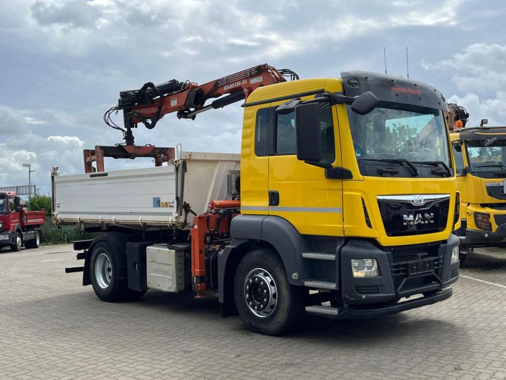 MAN TG-S 18.400 4x2 BL 2-Achs Kipper Kran Atlas 120+ - Кипер, Камион со кран: слика 2 MAN TG-S 18.400 4x2 BL 2-Achs Kipper Kran Atlas 120+ - Кипер, Камион со кран: слика 2
