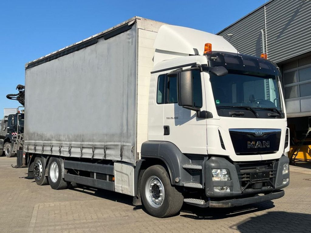 MAN TG-S 26.400 6x2-2 BL Pritsche Heckkran 5xhydr.Au - Камион со кран: слика 2 MAN TG-S 26.400 6x2-2 BL Pritsche Heckkran 5xhydr.Au - Камион со кран: слика 2
