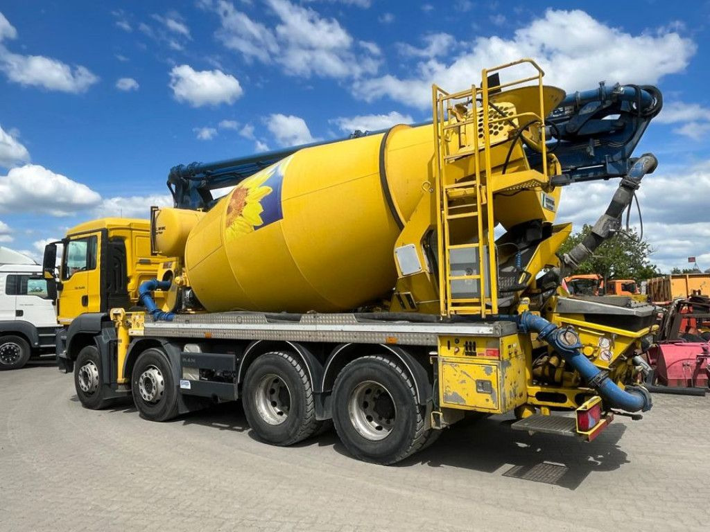 MAN TG-S 35.360 8x4 BB Pumi Pumi 24mKolbenpumpe deut - Камион со бетонска пумпа: слика 3 MAN TG-S 35.360 8x4 BB Pumi Pumi 24mKolbenpumpe deut - Камион со бетонска пумпа: слика 3