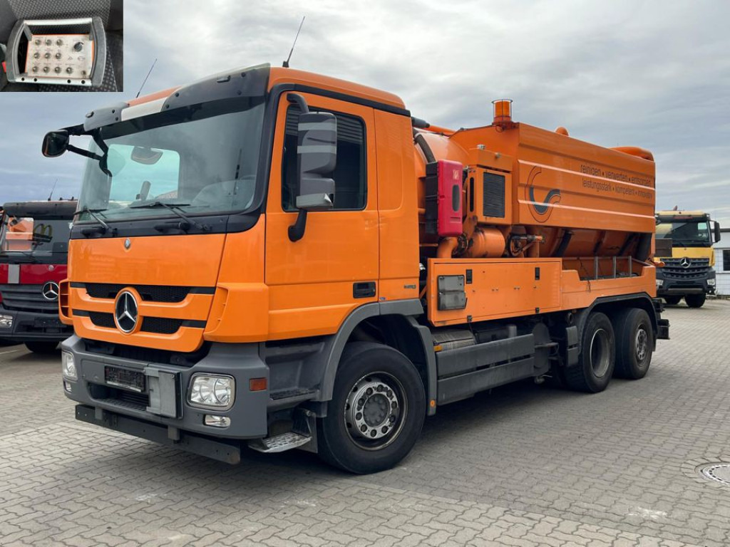 MERCEDES-BENZ Actros 2546 L 6x2 Saug + Spülwagen super Zustand ADR - Вакуумски камион: слика 1 MERCEDES-BENZ Actros 2546 L 6x2 Saug + Spülwagen super Zustand ADR - Вакуумски камион: слика 1