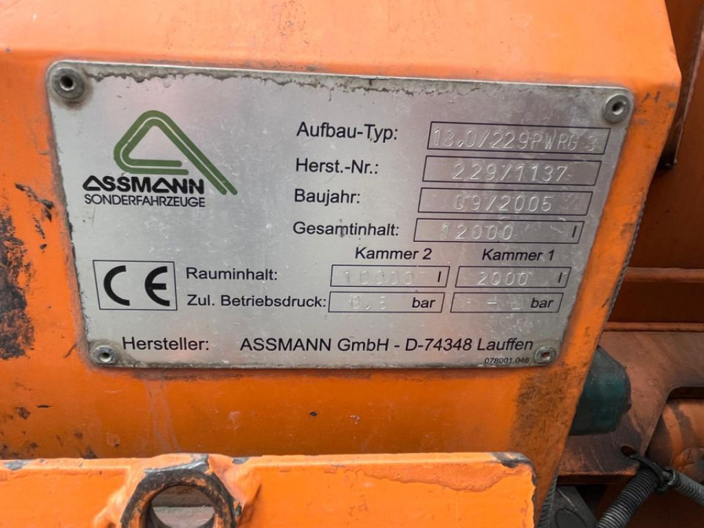 MERCEDES-BENZ Actros 2644 L 6x4 Saug + Spülwagen Kombi Saug+Spül super Zustand - Вакуумски камион: слика 3 MERCEDES-BENZ Actros 2644 L 6x4 Saug + Spülwagen Kombi Saug+Spül super Zustand - Вакуумски камион: слика 3