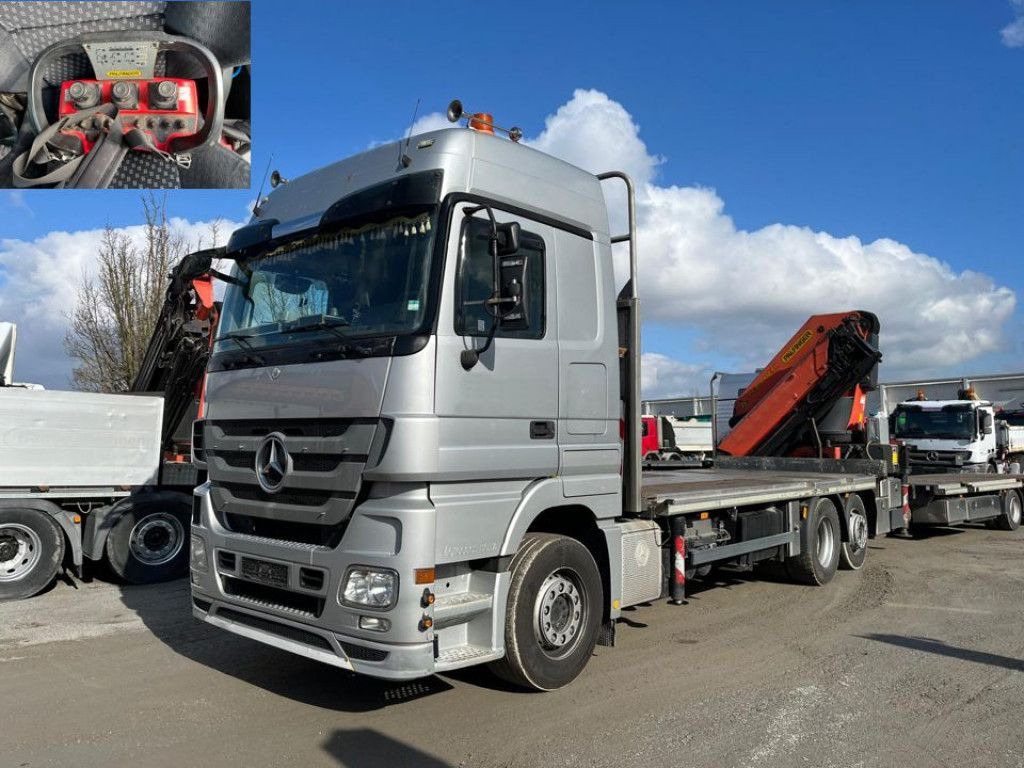 Mercedes-Benz Actros 2541 Pritsche Heckkran Palfinger PK 40002 - Камион со кран: слика 1 Mercedes-Benz Actros 2541 Pritsche Heckkran Palfinger PK 40002 - Камион со кран: слика 1