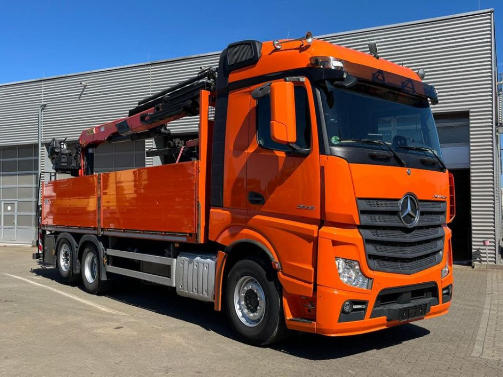 Mercedes-Benz Actros 2648 L 6x2 Pritsche Heckkran 3xhydr.Aussc - Камион со кран: слика 2 Mercedes-Benz Actros 2648 L 6x2 Pritsche Heckkran 3xhydr.Aussc - Камион со кран: слика 2