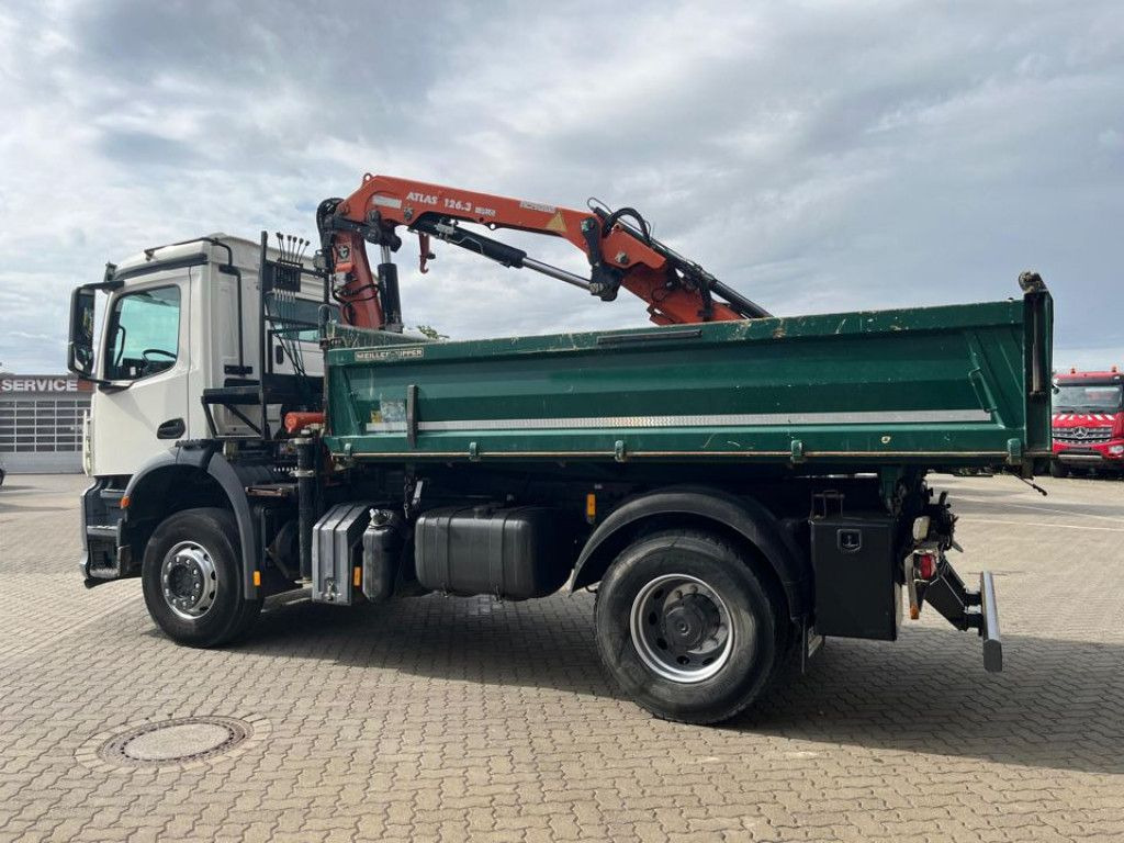 Mercedes-Benz Arocs 1835 K 2-Achs Kipper Kran Atlas 126.3 - Кипер, Камион со кран: слика 3 Mercedes-Benz Arocs 1835 K 2-Achs Kipper Kran Atlas 126.3 - Кипер, Камион со кран: слика 3