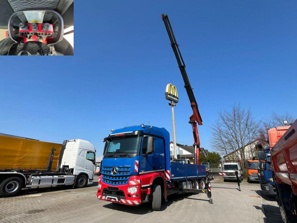 Mercedes-Benz Arocs 2545 6x4 HAD Pritsche Heckkran PK 41002 - Камион со платформа, Камион со кран: слика 3 Mercedes-Benz Arocs 2545 6x4 HAD Pritsche Heckkran PK 41002 - Камион со платформа, Камион со кран: слика 3