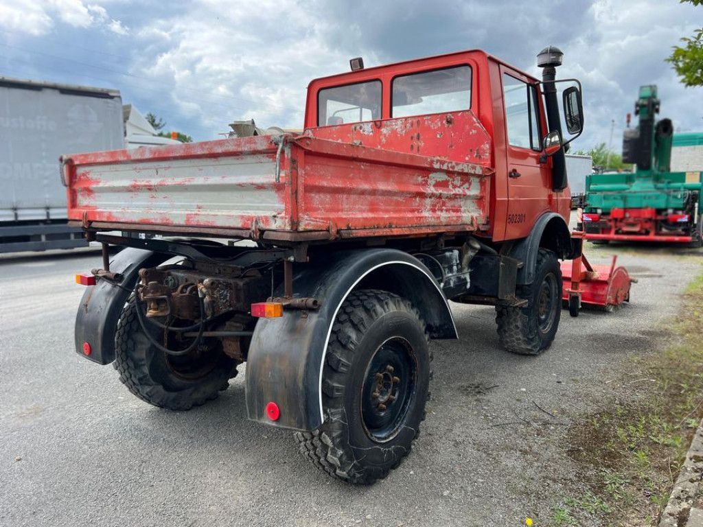 Mercedes-Benz Unimog U 424 2-Achs Allradkipper Front+Heckhydra - Кипер: слика 3 Mercedes-Benz Unimog U 424 2-Achs Allradkipper Front+Heckhydra - Кипер: слика 3