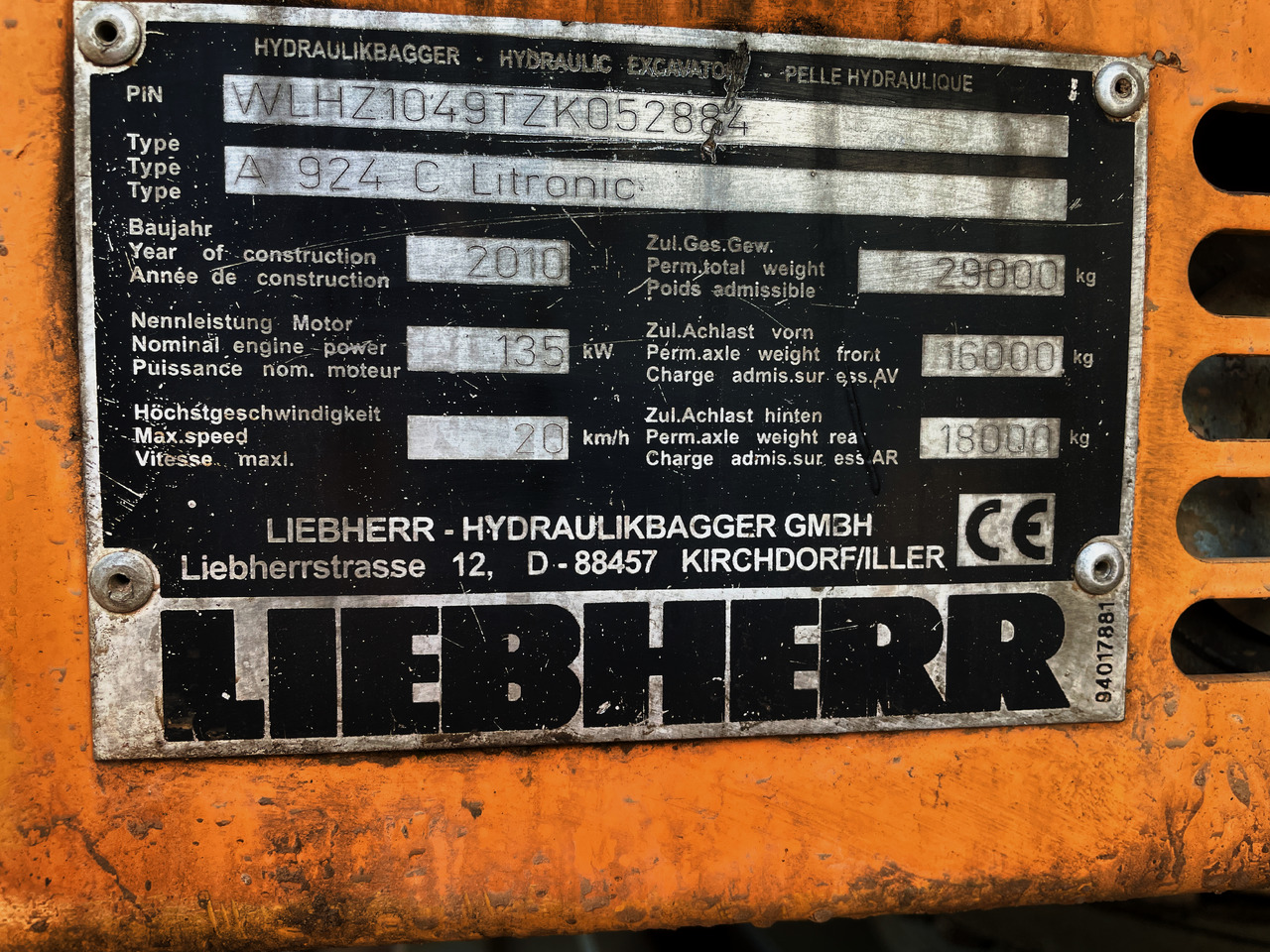 Градежна машина LIEBHERR A924C LITRONIC: слика 6