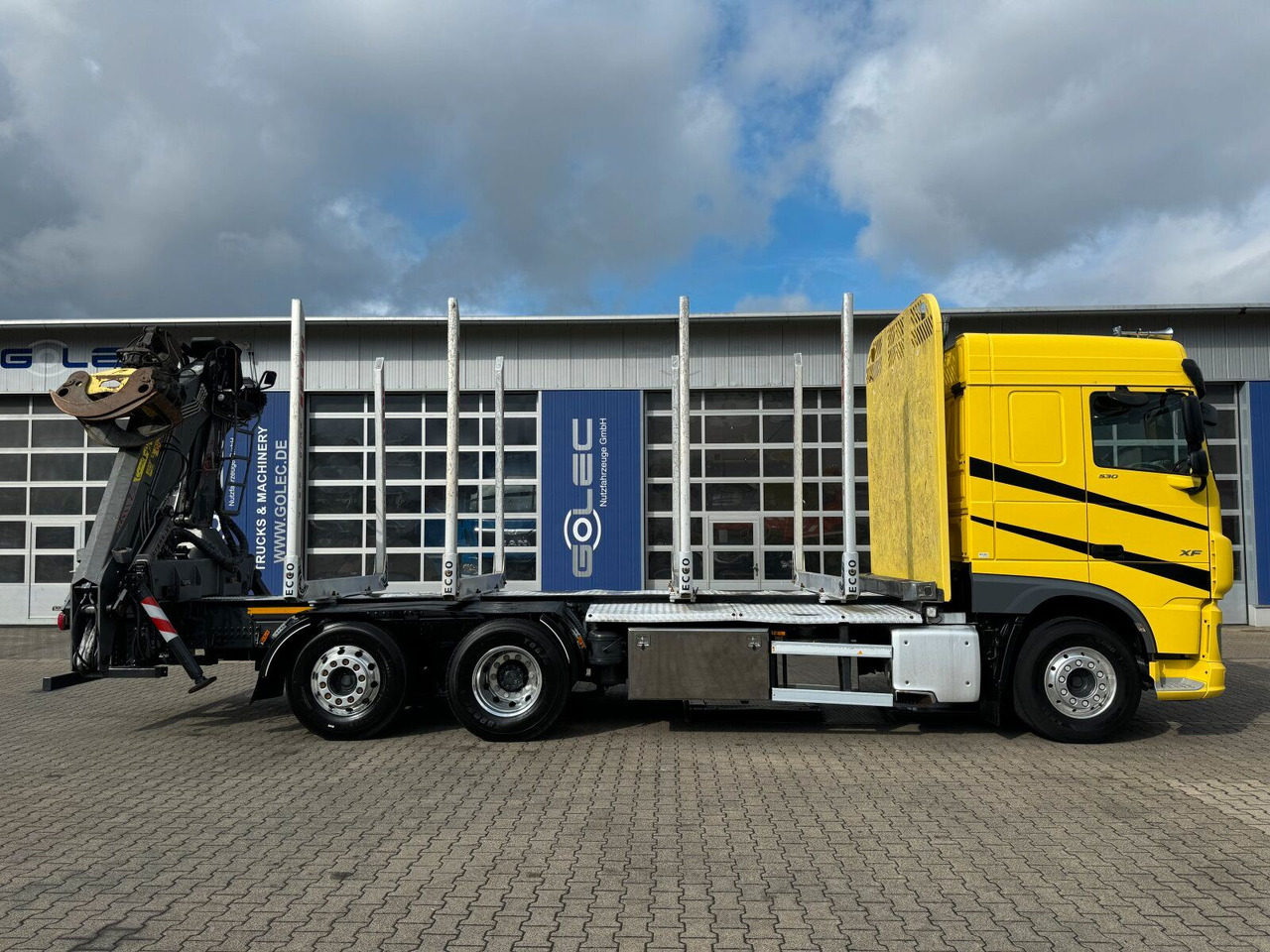 DAF XF 530 6x2 Holztransport Kran PENZ 15Z9.50 *Anh. - Камион за дрва, Камион со кран: слика 4 DAF XF 530 6x2 Holztransport Kran PENZ 15Z9.50 *Anh. - Камион за дрва, Камион со кран: слика 4