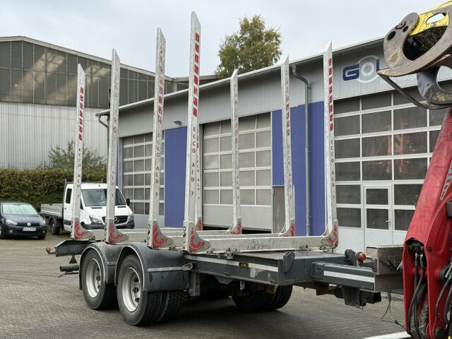 Janzen T RH19 Holzanhänger 2 Achse 19.000 Kg - Приколка за дрва: слика 1 Janzen T RH19 Holzanhänger 2 Achse 19.000 Kg - Приколка за дрва: слика 1