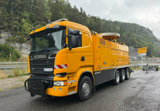 Scania R500 8x4 Kanalreiniger Kombi MÜLLER Canalmaster - Вакуумски камион: слика 1 Scania R500 8x4 Kanalreiniger Kombi MÜLLER Canalmaster - Вакуумски камион: слика 1