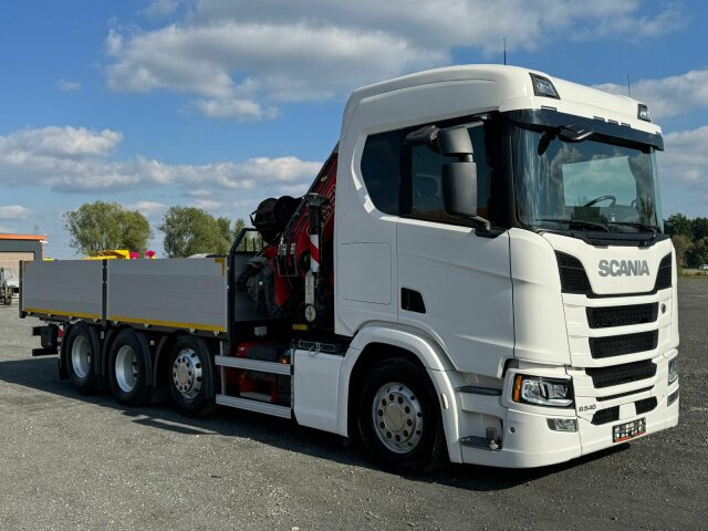 Scania R540 8x2/4 Pritsche mit Kran FASSI F365 - Камион со кран, Камион со платформа: слика 1 Scania R540 8x2/4 Pritsche mit Kran FASSI F365 - Камион со кран, Камион со платформа: слика 1