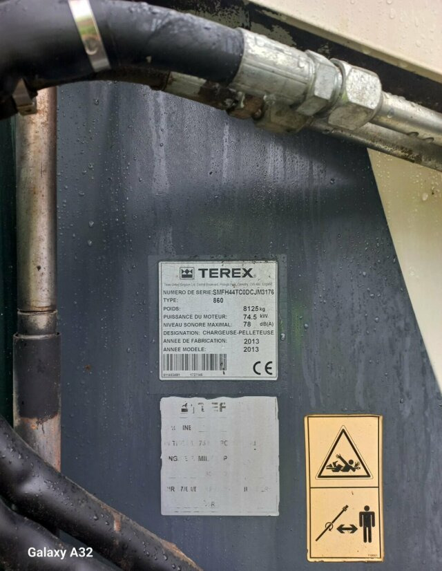 Terex 860 SX Baggerlader Baujahr 2013 - Ровокопач: слика 4 Terex 860 SX Baggerlader Baujahr 2013 - Ровокопач: слика 4