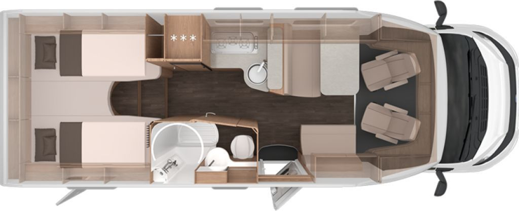 Knaus L!VE TI 700 MEG Platinum Selection 180 PS/Automa - Полуинтегриран кампер: слика 2 Knaus L!VE TI 700 MEG Platinum Selection 180 PS/Automa - Полуинтегриран кампер: слика 2