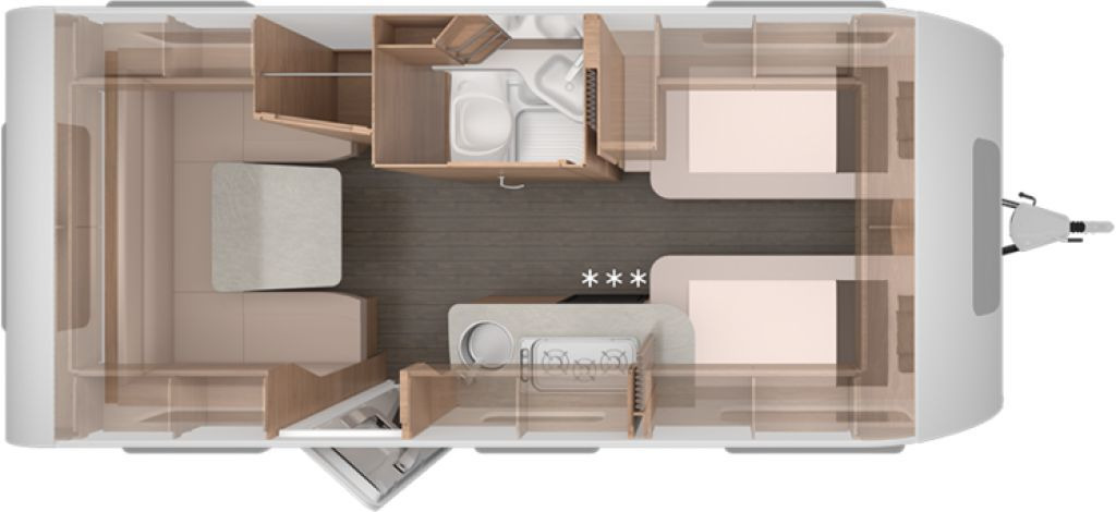 Knaus Südwind 500 EU 60 Years Dachklima - Камп приколка: слика 2 Knaus Südwind 500 EU 60 Years Dachklima - Камп приколка: слика 2
