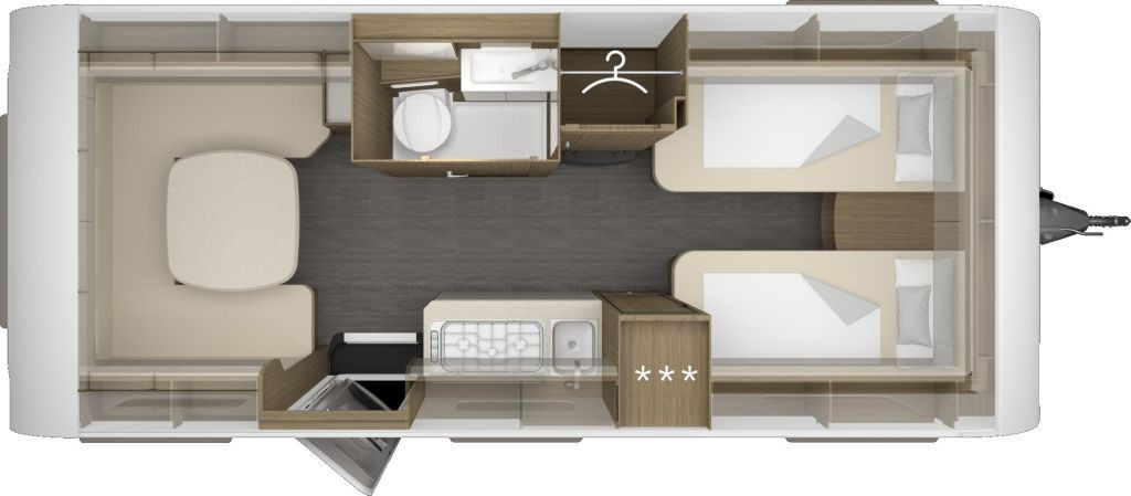 Tabbert Cazadora 550 E 2,3 Alde Warmwasserheizung - Камп приколка: слика 2 Tabbert Cazadora 550 E 2,3 Alde Warmwasserheizung - Камп приколка: слика 2