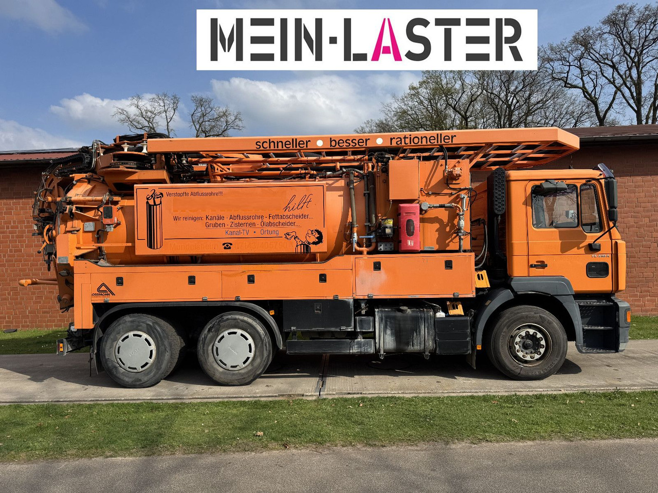 MAN FE 410 Assmann Saug HD Spüler Recycling + FB. - Вакуумски камион: слика 3 MAN FE 410 Assmann Saug HD Spüler Recycling + FB. - Вакуумски камион: слика 3