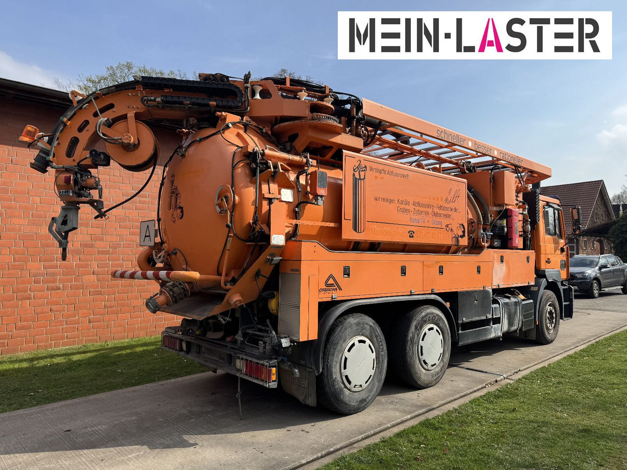 MAN FE 410 Assmann Saug HD Spüler Recycling + FB. - Вакуумски камион: слика 5 MAN FE 410 Assmann Saug HD Spüler Recycling + FB. - Вакуумски камион: слика 5