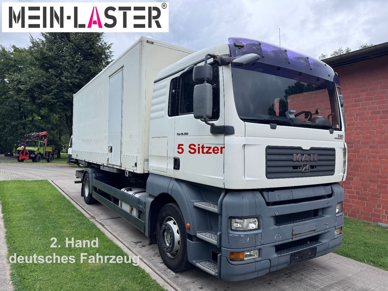 MAN TGA 18.350 BDF 5 Sitzer Klima nur 209.380 km - Камион сандучар: слика 1 MAN TGA 18.350 BDF 5 Sitzer Klima nur 209.380 km - Камион сандучар: слика 1