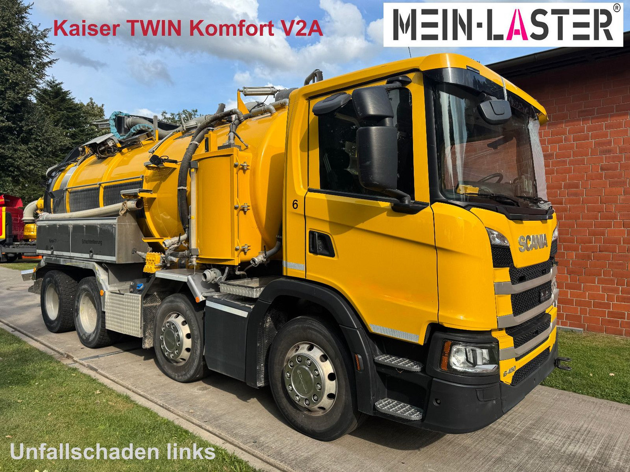 Scania G 450 8x4 Kaiser Twister Komfort V2A Funk - Вакуумски камион: слика 1 Scania G 450 8x4 Kaiser Twister Komfort V2A Funk - Вакуумски камион: слика 1