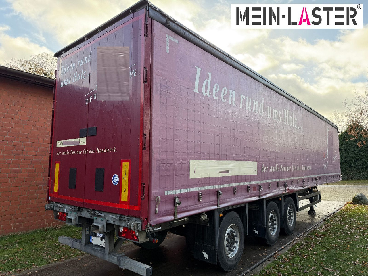 Schmitz Cargobull Edscha R+L Lenkachse Staplerhalterung TÜV 10-26 - Полуприколка со церада: слика 5 Schmitz Cargobull Edscha R+L Lenkachse Staplerhalterung TÜV 10-26 - Полуприколка со церада: слика 5