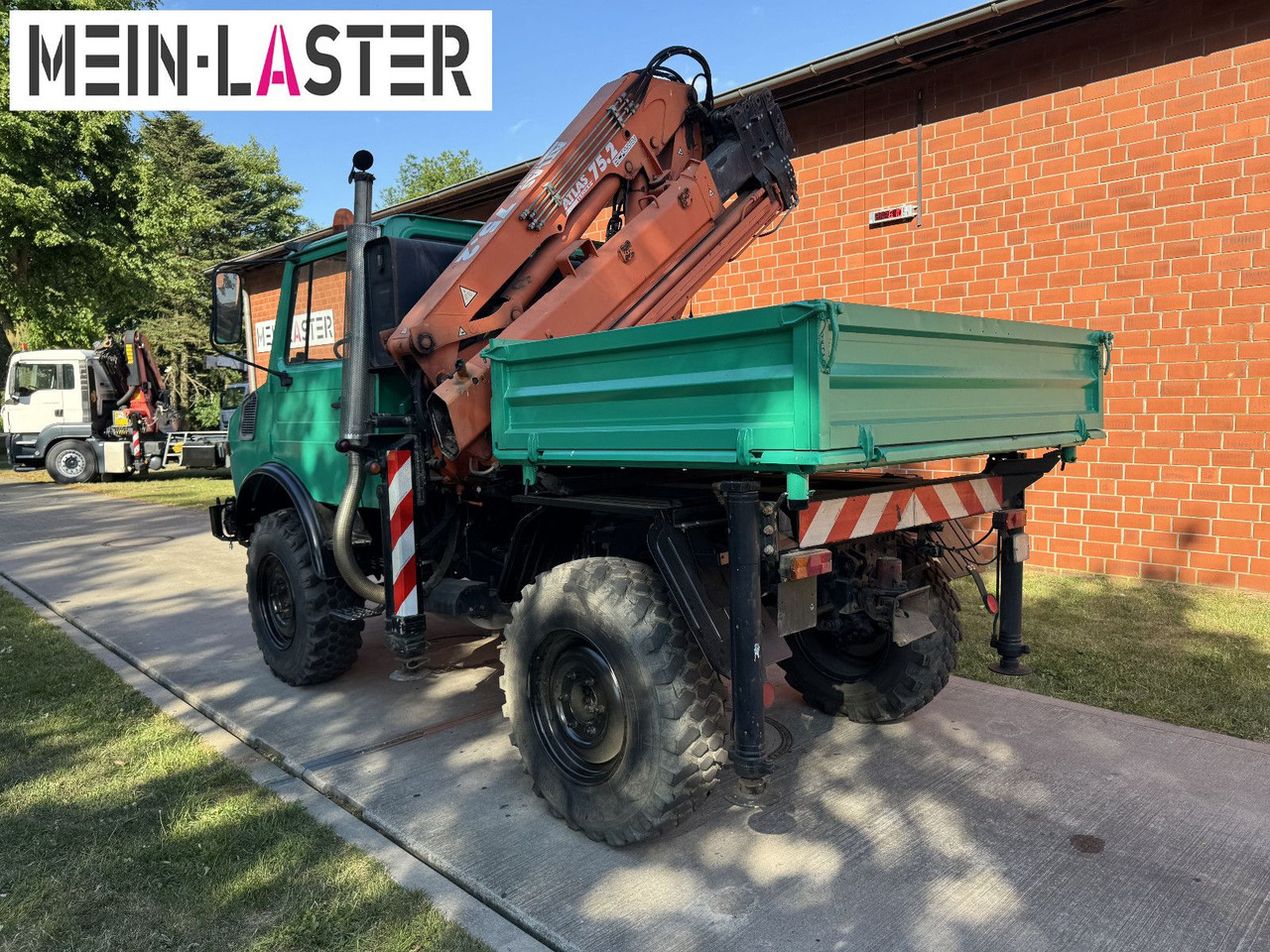 Unimog U 1200 Atlas 75.2 Kran 14 m Funk FB *1. Hand - Камион со кран: слика 5 Unimog U 1200 Atlas 75.2 Kran 14 m Funk FB *1. Hand - Камион со кран: слика 5