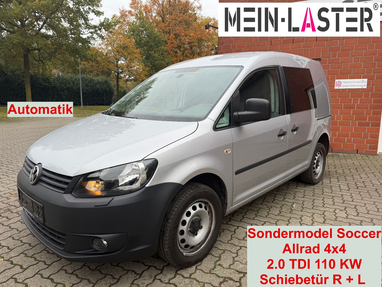 Volkswagen Caddy 2.0 TDI Soccer 4Motion Automatik 1. Hand - Караван: слика 1 Volkswagen Caddy 2.0 TDI Soccer 4Motion Automatik 1. Hand - Караван: слика 1