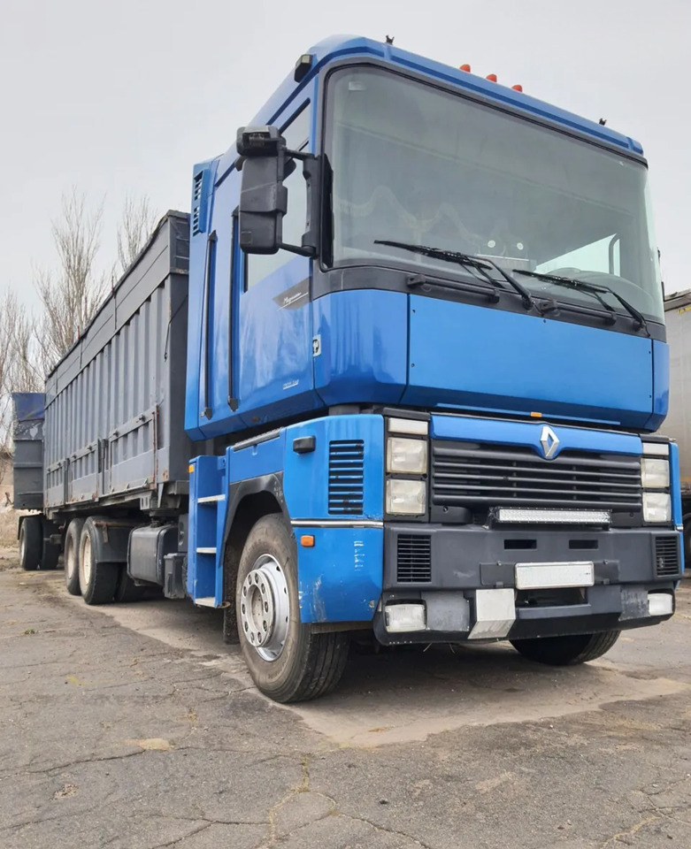 RENAULT Magnum 430 6x2 Grain truck - Камион со платформа: слика 1 RENAULT Magnum 430 6x2 Grain truck - Камион со платформа: слика 1