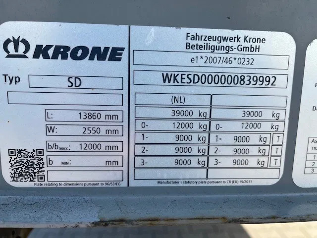 Krone 2018 XL P400 MEGA HUPAC - FERRY SPEC TRAILER WITH RAMPS - Полуприколка сандучар: слика 5 Krone 2018 XL P400 MEGA HUPAC - FERRY SPEC TRAILER WITH RAMPS - Полуприколка сандучар: слика 5