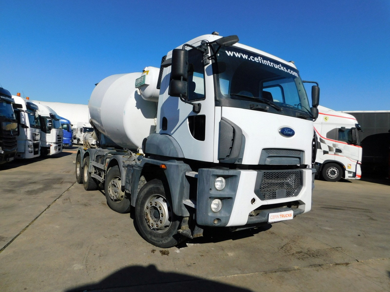 Ford 4142m 8x4 dcab e6 16s2230 - Камион миксер за бетон: слика 2 Ford 4142m 8x4 dcab e6 16s2230 - Камион миксер за бетон: слика 2