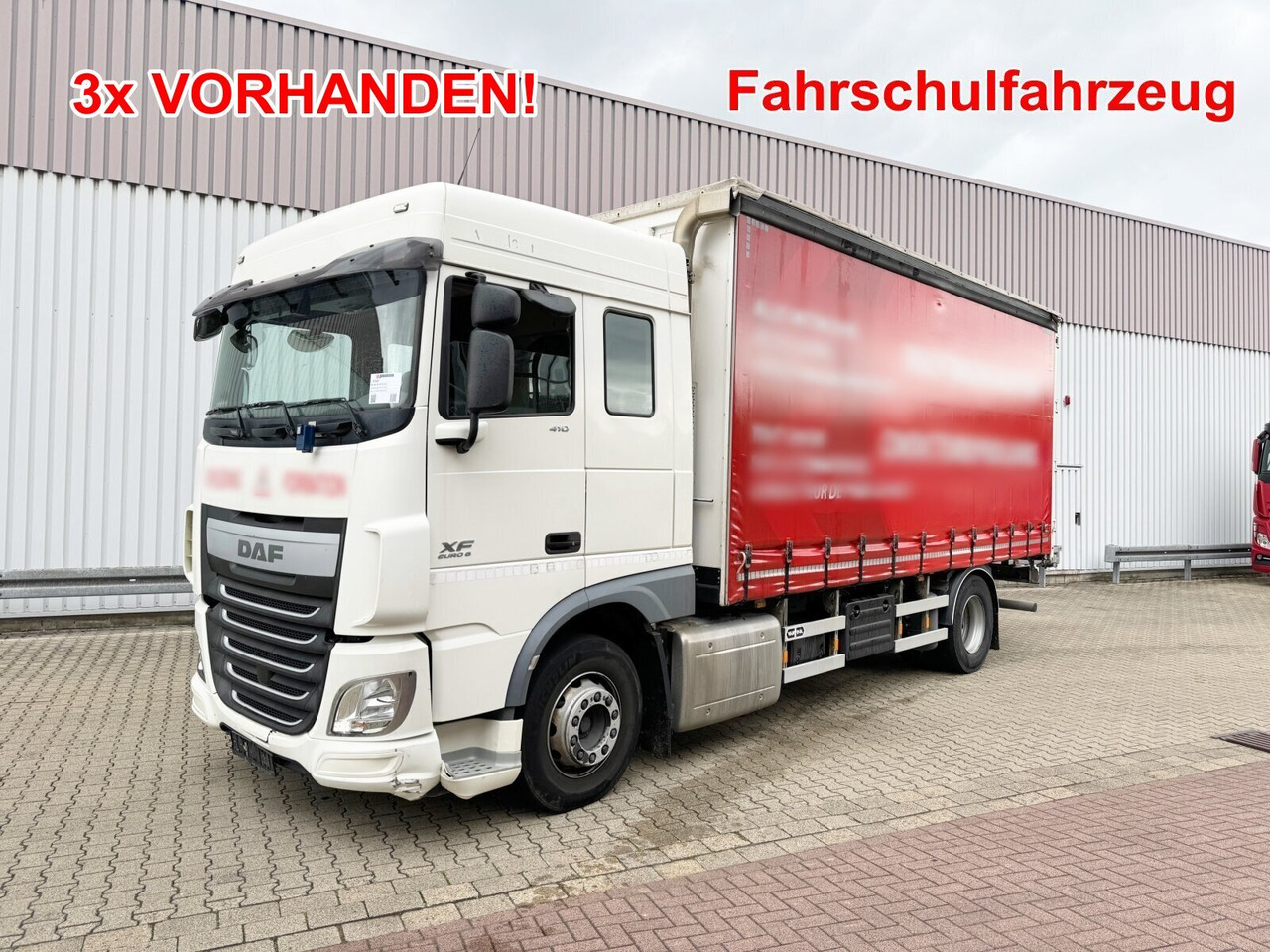 DAF XF 410 FA 4x2 XF 410 FA 4x2, Fahrschule, 2x AHK, 6 Sitze - Камион со платформа: слика 1 DAF XF 410 FA 4x2 XF 410 FA 4x2, Fahrschule, 2x AHK, 6 Sitze - Камион со платформа: слика 1