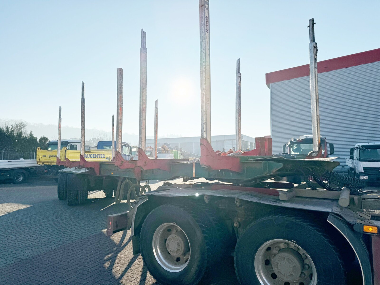 Полуприколка за дрва GSV 34 GLOGGER GSV 34, Lenk-/Liftachse, ausziehbar 10,75m-14,35m: слика 6 Полуприколка за дрва GSV 34 GLOGGER GSV 34, Lenk-/Liftachse, ausziehbar 10,75m-14,35m: слика 6