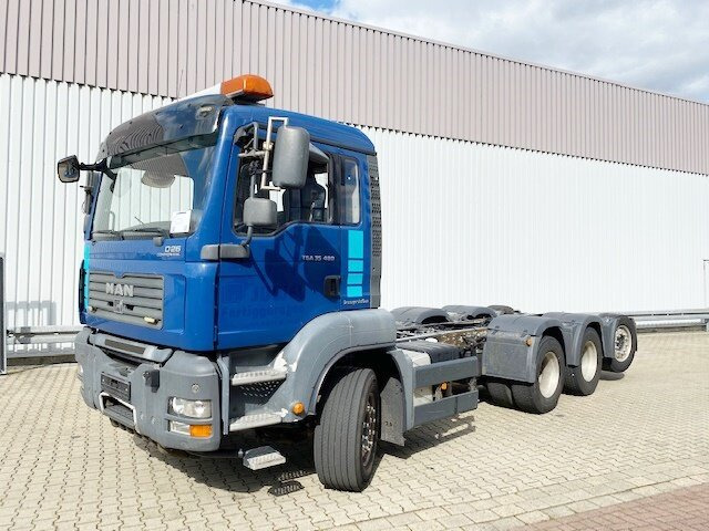 MAN TGA 35.480 8x4-4 BL TGA 35.480 8x4-4 BL, Lift-/Lenkachse - Камион со кабинска шасија: слика 1 MAN TGA 35.480 8x4-4 BL TGA 35.480 8x4-4 BL, Lift-/Lenkachse - Камион со кабинска шасија: слика 1
