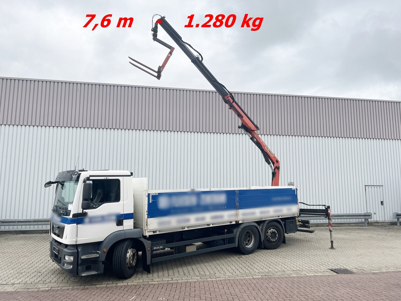 MAN TGM 26.340 6X2-4 LL TGM 26.340 6X2-4 LL, Lenk-/Liftachse, Heckkran Palfinger PK 11001, faltbar - Камион со кран, Камион со платформа: слика 1 MAN TGM 26.340 6X2-4 LL TGM 26.340 6X2-4 LL, Lenk-/Liftachse, Heckkran Palfinger PK 11001, faltbar - Камион со кран, Камион со платформа: слика 1