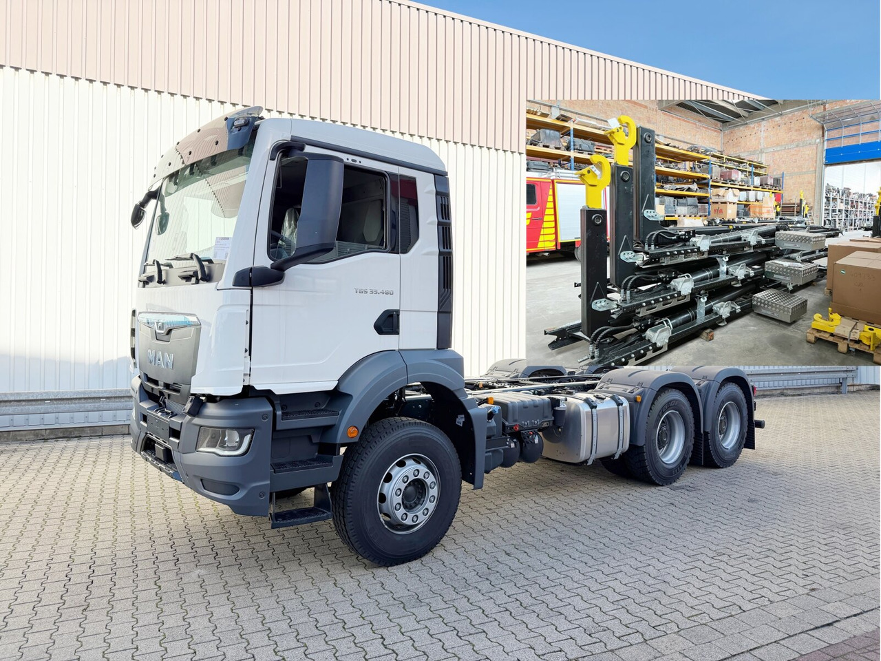 MAN TGS 33.480 6x4 BL CH TGS 33.480 6x4 BL CH - Камион со кука за подигање: слика 1 MAN TGS 33.480 6x4 BL CH TGS 33.480 6x4 BL CH - Камион со кука за подигање: слика 1