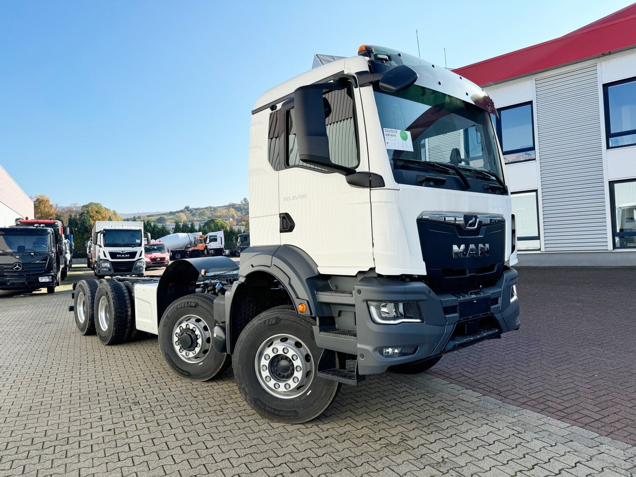 Нов Камион со кабинска шасија MAN TGS 35.480 8x6H BL CH TGS 35.480 8x6H BL CH, HydroDrive, Navi, Nebenantrieb: слика 7