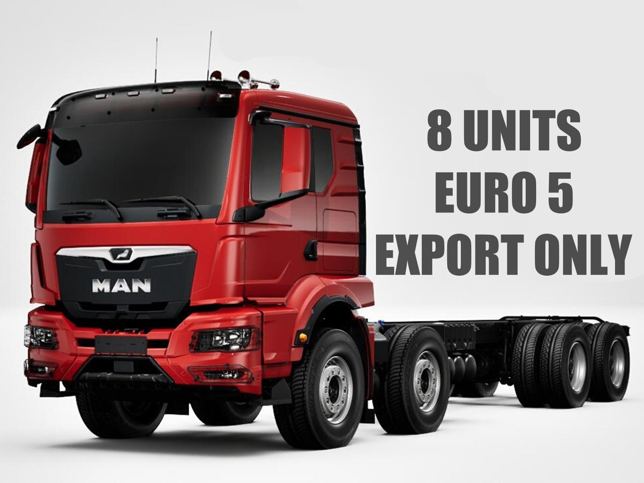 MAN TGS 41.480 8x4 BB CH TGS 41.480 8x4 BB CH, MEHRFACH VORHANDEN! - Камион со кабинска шасија: слика 1 MAN TGS 41.480 8x4 BB CH TGS 41.480 8x4 BB CH, MEHRFACH VORHANDEN! - Камион со кабинска шасија: слика 1