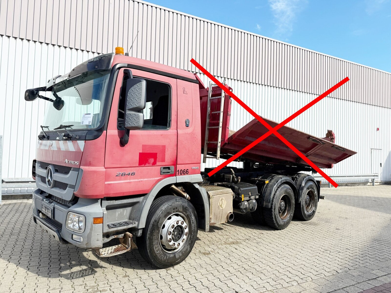 Mercedes-Benz Actros 2646 K 6x4 Actros 2646 K 6x4, Retarder - Камион со кабинска шасија: слика 1 Mercedes-Benz Actros 2646 K 6x4 Actros 2646 K 6x4, Retarder - Камион со кабинска шасија: слика 1