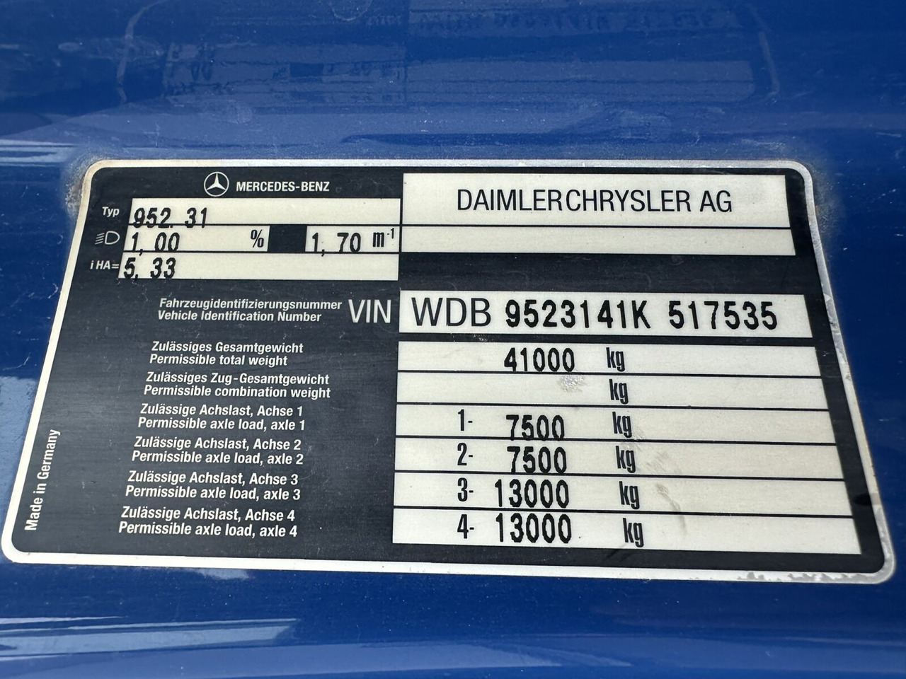 Mercedes-Benz Actros 4140 8x4/4 Actros 4140 8x4/4, Alu-Bordwände - Кипер: слика 5 Mercedes-Benz Actros 4140 8x4/4 Actros 4140 8x4/4, Alu-Bordwände - Кипер: слика 5