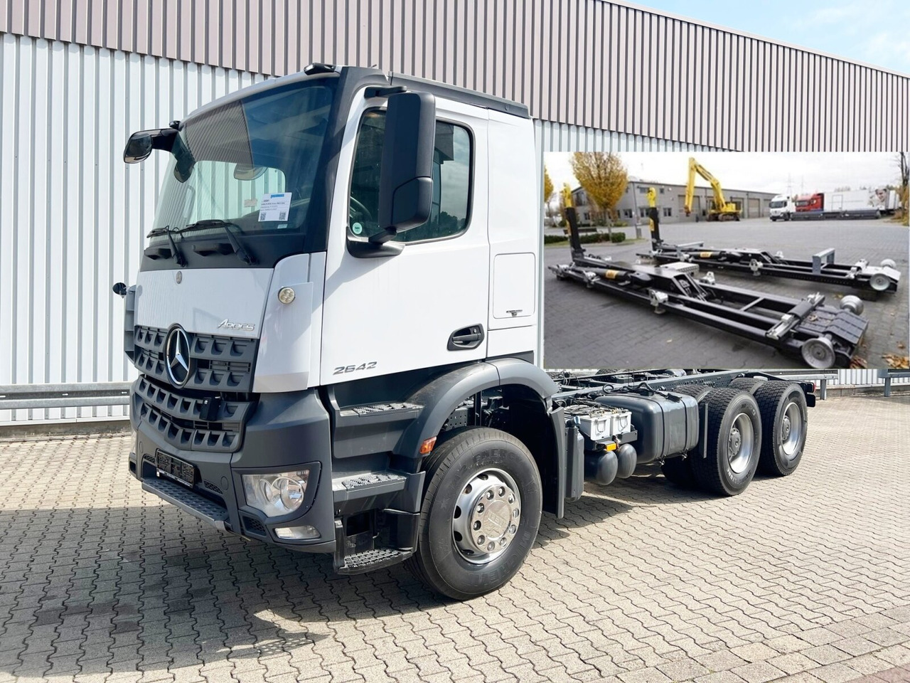 Mercedes-Benz Arocs 2642 K 6x4 Arocs 2642 K 6x4/33 , Retarder, Motorabtrieb - Камион со кука за подигање: слика 1 Mercedes-Benz Arocs 2642 K 6x4 Arocs 2642 K 6x4/33 , Retarder, Motorabtrieb - Камион со кука за подигање: слика 1