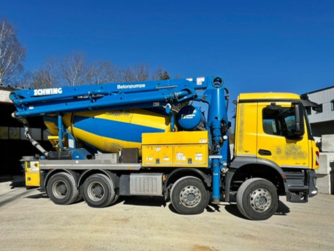 Mercedes-Benz Arocs 3246 B 8x4 Stetter Mischer 7m³, Pumpe 25m Arocs 3246 B 8x4 Stetter Mischer 7m³, Pumpe 25m - Камион миксер за бетон: слика 1 Mercedes-Benz Arocs 3246 B 8x4 Stetter Mischer 7m³, Pumpe 25m Arocs 3246 B 8x4 Stetter Mischer 7m³, Pumpe 25m - Камион миксер за бетон: слика 1