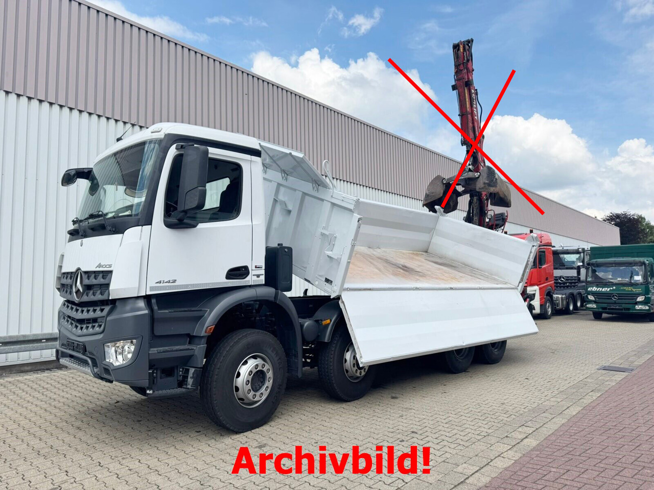 Mercedes-Benz Arocs 4142 K 8x4/4 Arocs 4142/45 K 8x4/4, Meiller Bordmatik links - Кипер: слика 1 Mercedes-Benz Arocs 4142 K 8x4/4 Arocs 4142/45 K 8x4/4, Meiller Bordmatik links - Кипер: слика 1