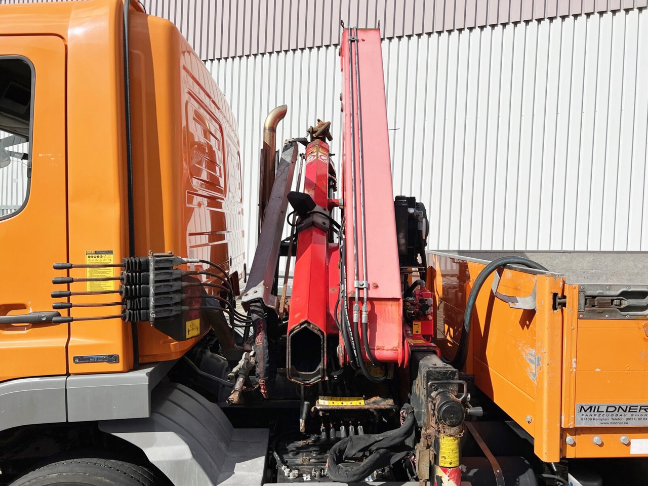 Камион со кран, Камион со платформа Mercedes-Benz Atego 1024 L 4x2 Atego 1024 L 4x2 mit Kran Fassi F80A.0.21: слика 15