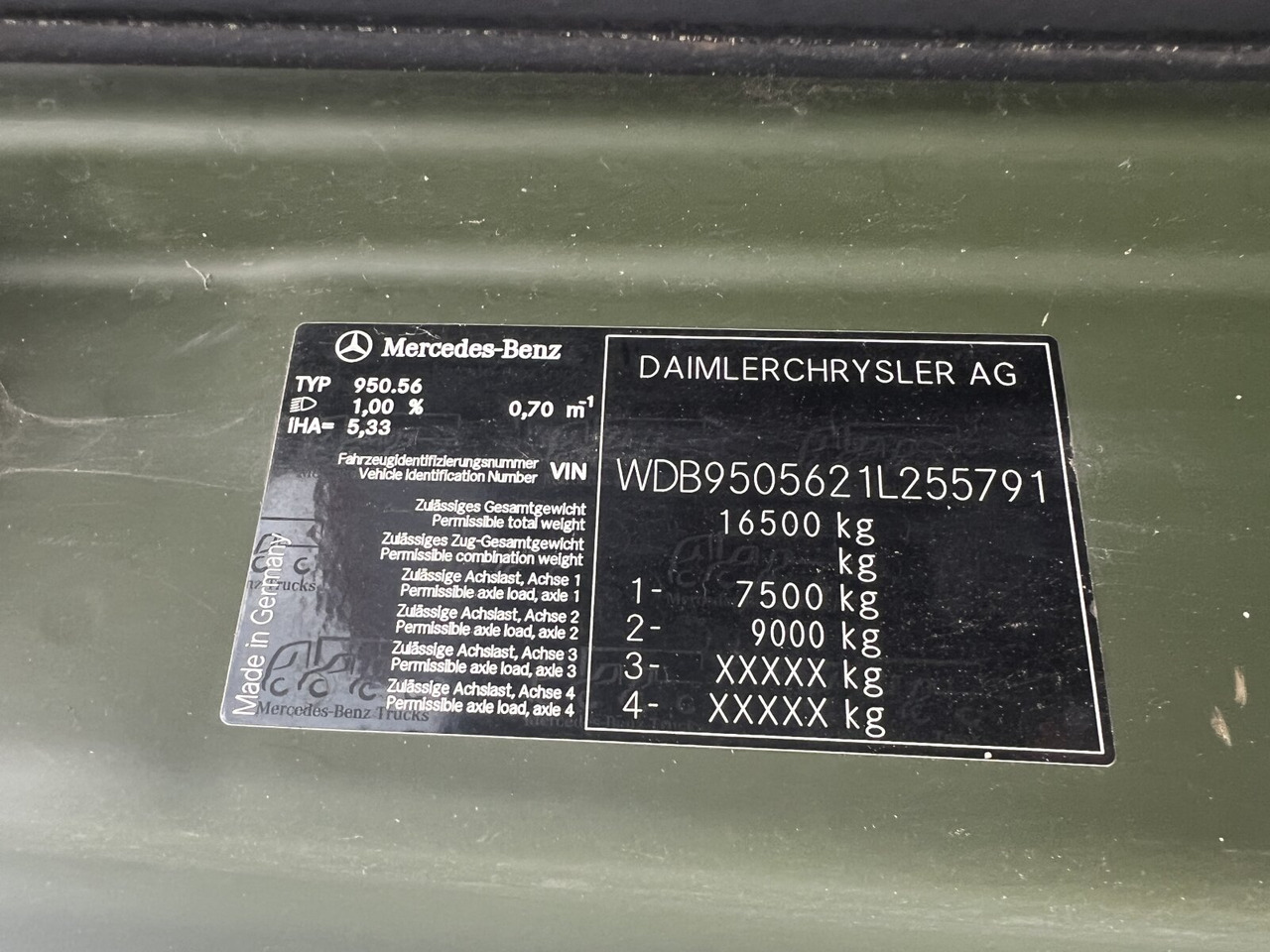 Mercedes-Benz Axor 1829 A 4x4 Axor 1829 A 4x4, Ex- - Камион со платформа: слика 4 Mercedes-Benz Axor 1829 A 4x4 Axor 1829 A 4x4, Ex- - Камион со платформа: слика 4