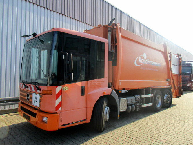 Камион за ѓубре за транспорт на ѓубре Mercedes-Benz Econic 2628L/NLA6x2/4 Econic 2628L 6x2-4 Schörling 3R11 22.5, Terberg Schüttung: слика 8
