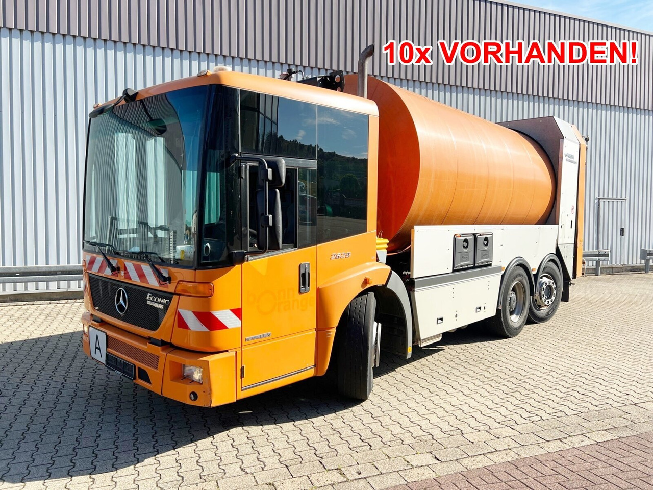Mercedes-Benz Econic 2629 L/NLA 6x2/4 Econic 2629 L/NLA 6x2/4, EEV, Lenkachse, FAUN Rotopress 519L, Zöller-Schüttung - Камион за ѓубре: слика 1 Mercedes-Benz Econic 2629 L/NLA 6x2/4 Econic 2629 L/NLA 6x2/4, EEV, Lenkachse, FAUN Rotopress 519L, Zöller-Schüttung - Камион за ѓубре: слика 1