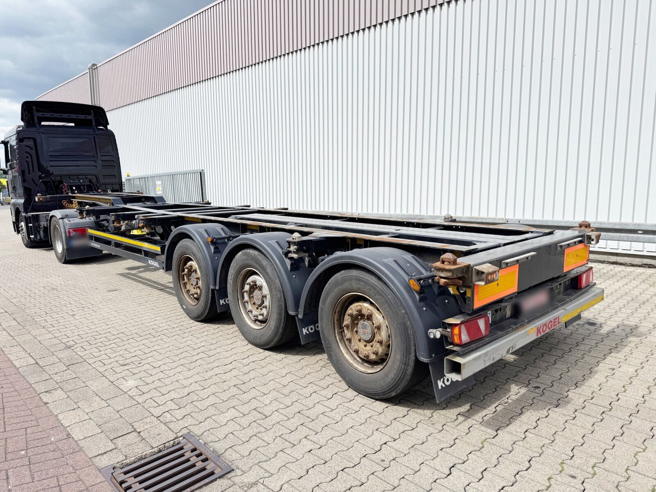 Полуприколка Kögel Port 45 Simplex Container-Chassis Port 45 Simplex, Container-Chassis, 20/2x20/30/40/45 Fuß, ausziehbar: слика 8