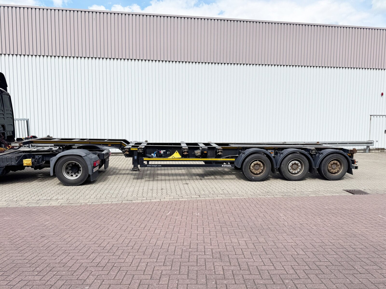 Полуприколка Kögel Port 45 Simplex Container-Chassis Port 45 Simplex, Container-Chassis, 20/2x20/30/40/45 Fuß, ausziehbar: слика 7