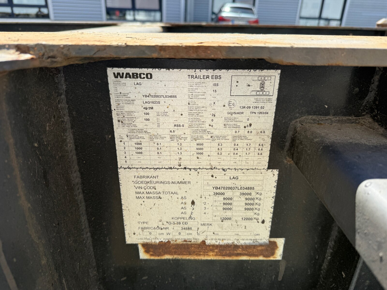 Lag 0-3-39 CD Containerchassis 0-3-39 CD Containerchassis, 20ft und 30ft, ADR - Полуприколка: слика 2 Lag 0-3-39 CD Containerchassis 0-3-39 CD Containerchassis, 20ft und 30ft, ADR - Полуприколка: слика 2