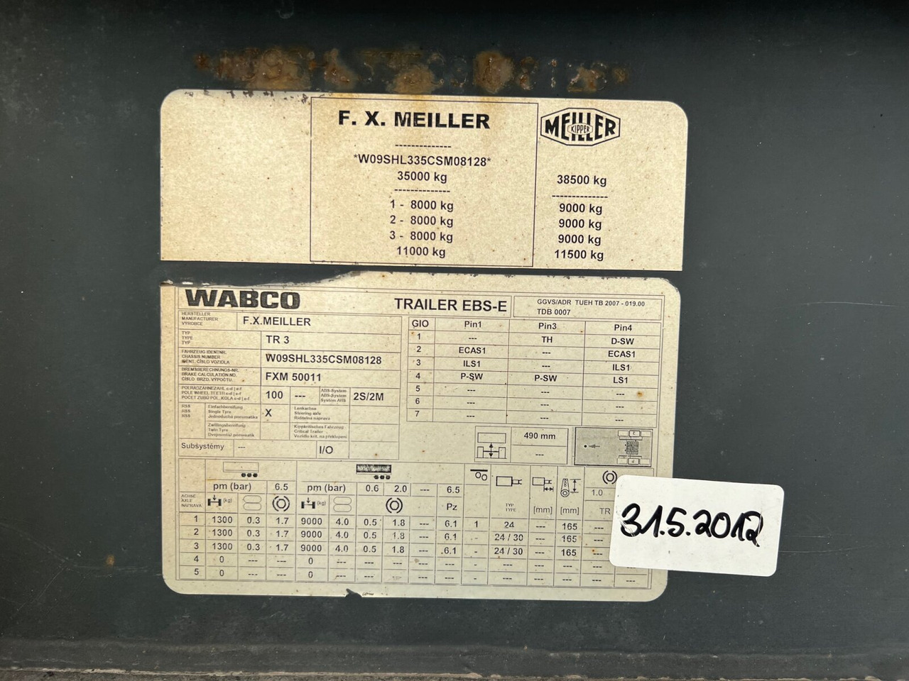 Meiller MHPS 12/27 MHPS 12/27 NOSS2, Stahlmulde ca. 26m³, Liftachse - Полуприколка: слика 3 Meiller MHPS 12/27 MHPS 12/27 NOSS2, Stahlmulde ca. 26m³, Liftachse - Полуприколка: слика 3