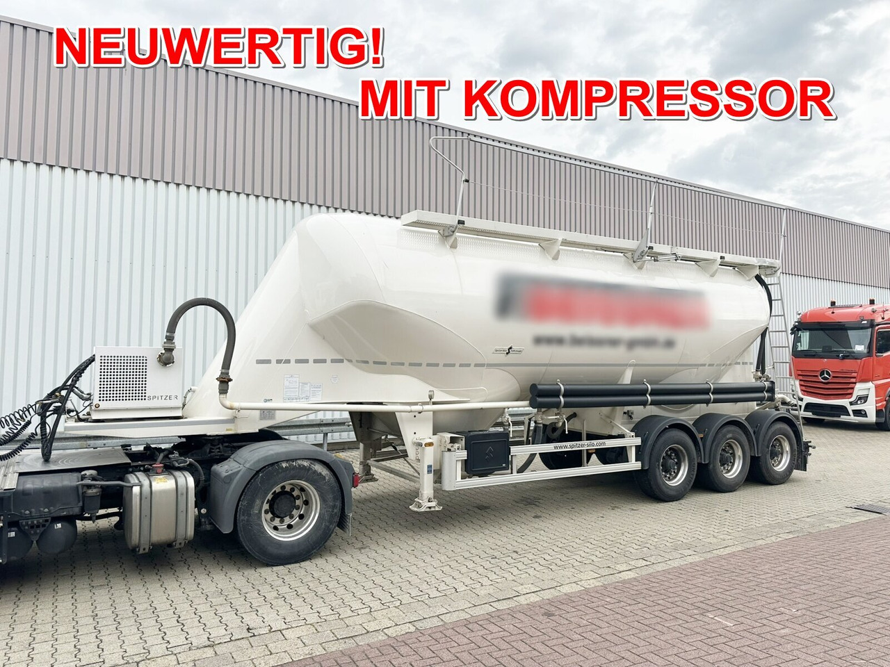 Spitzer SF 2739/2P SF 2739/2P Siloauflieger ca. 39m³, 2x Liftachse - Полуприколка силос: слика 1 Spitzer SF 2739/2P SF 2739/2P Siloauflieger ca. 39m³, 2x Liftachse - Полуприколка силос: слика 1
